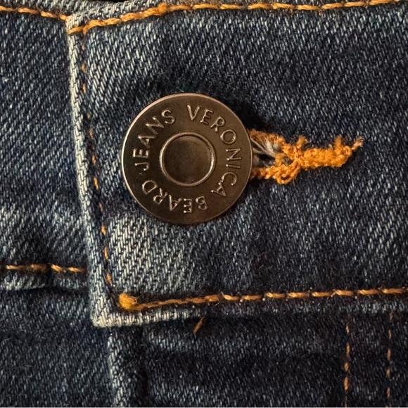 NWT VERONICA BEARD Ryleigh Slim
Straight High Rise Jeans Bright Blue Raw Hem 30 - Picture 13 of 16